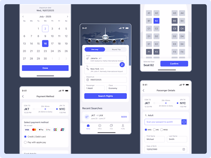 Liftly Flight Booking App