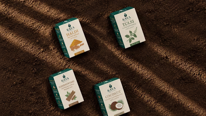KAYA: Brand Identity & Packaging for a Modern Ayurvedic Soap