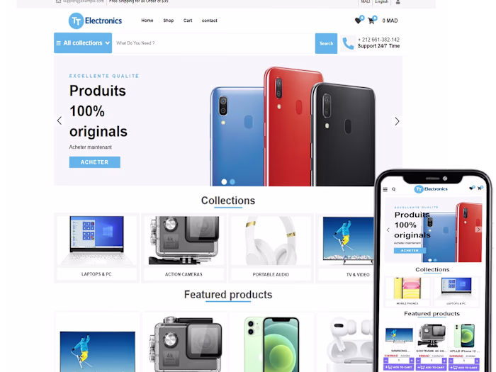  E-commerce template