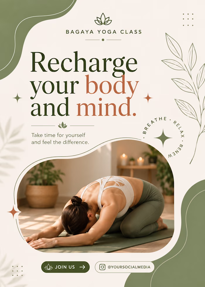 Yoga Social Media Design Collection
Description
A