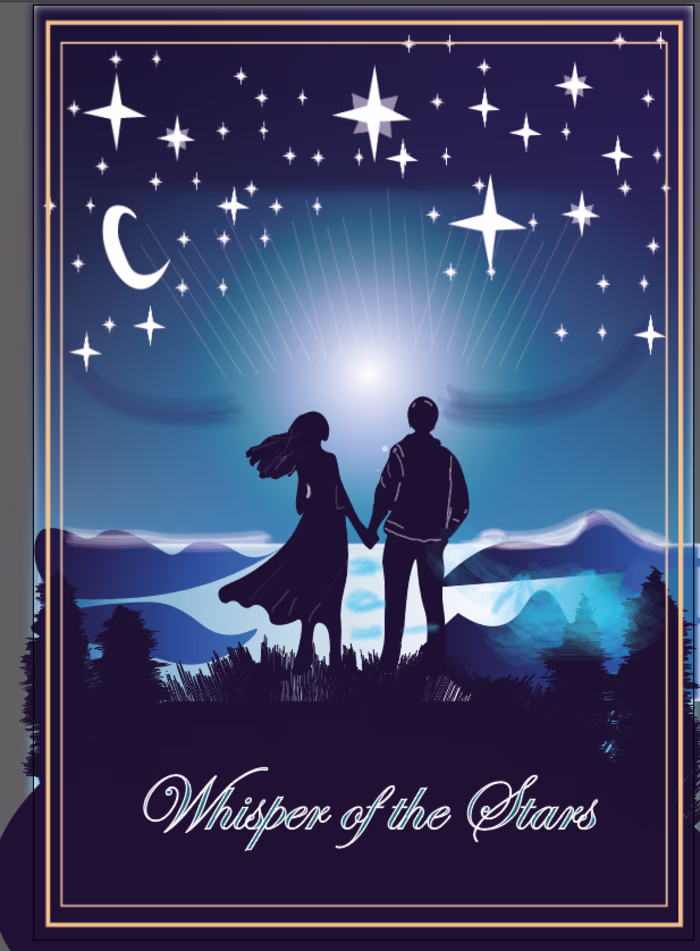 Cover for the book *"Whisper of the Stars"* ✨