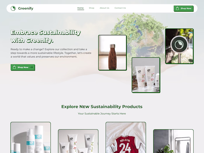 E-Commerce Landing Page Design  