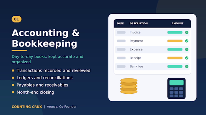 Manage your day-to-day accounting and
