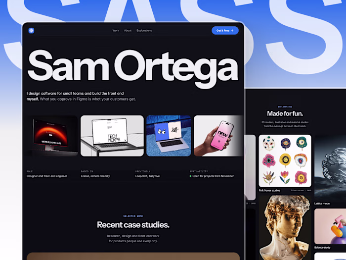 Minimalist Design Engineer & SaaS