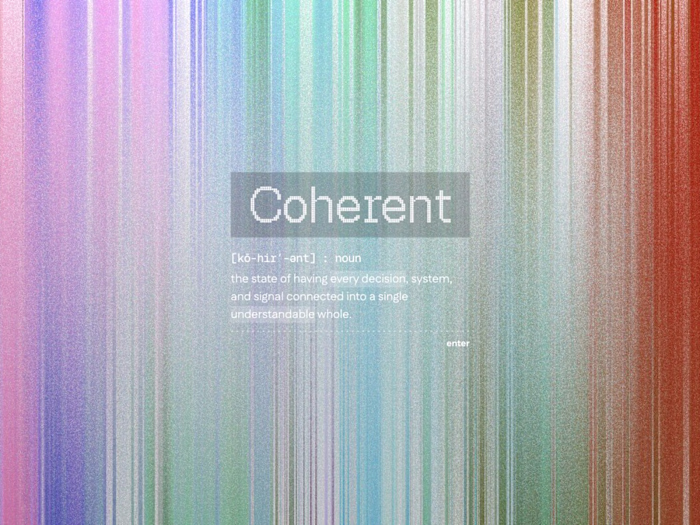 Coherent: a brand design exploration