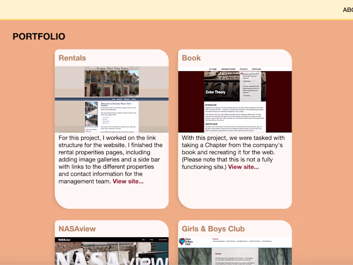 Creating a Website with Dreamweaver using HTML/CSS/JS