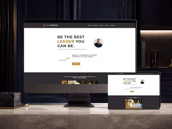 Kajabi Leadership Author Website & Coaching Platform
