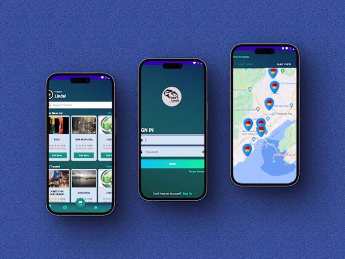 FISH2LOCALS - A mobile e-commerce application for fish vendors.