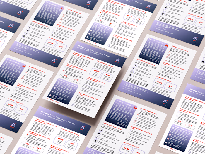 Investor Pitch Deck & Brand Repositioning for CX Assist