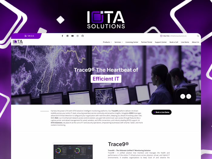 PHP-to-WordPress Website Redesign for IOTA Solutions
