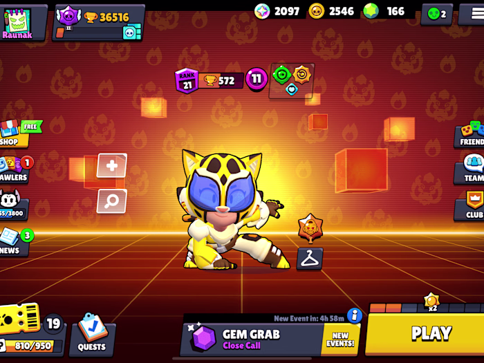 Brawl stars and BGMI trophy pushing