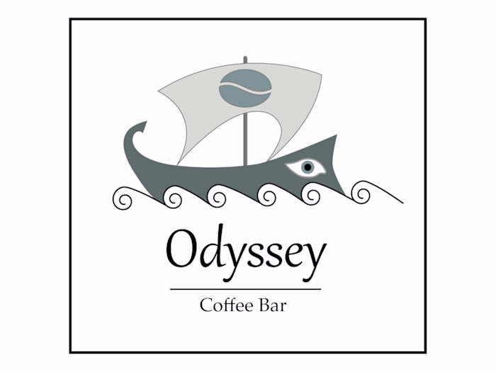 Greek coffee logo