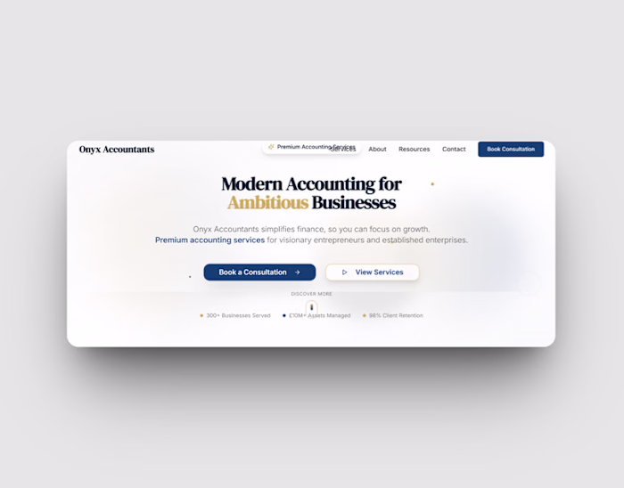 Accountant Website Design