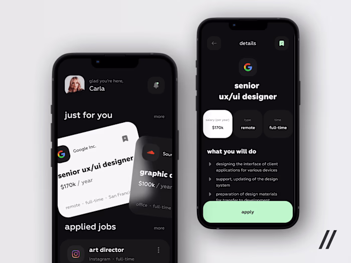 Job Search Mobile Ios App