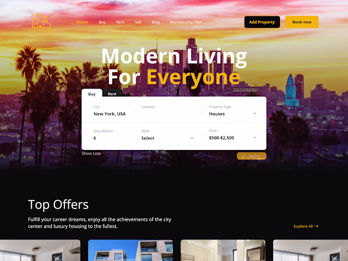 Real Estate Brokerage Website Development for Lead Generation