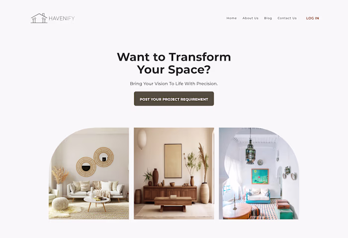 Designed this landing page for