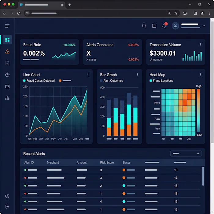 Fintech Fraud Detection Dashboard -