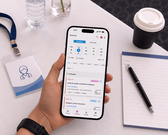 PEDICON 2025 Mobile Conference App Design