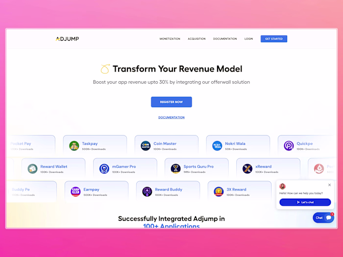 Adjump: Monetisation & Acquisition Simplified