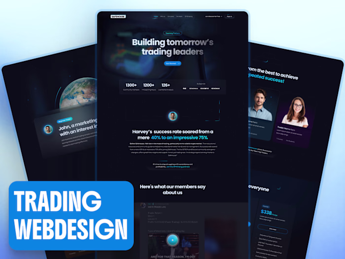 Safehouse Trading Website Design