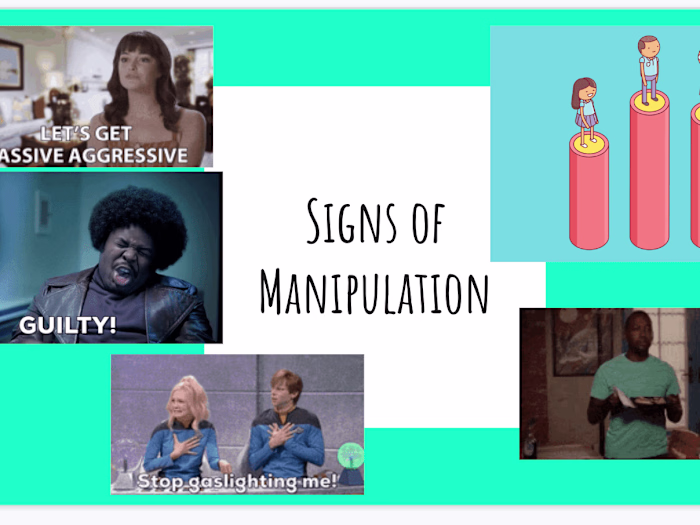 Presentation about Signs of Manipulation