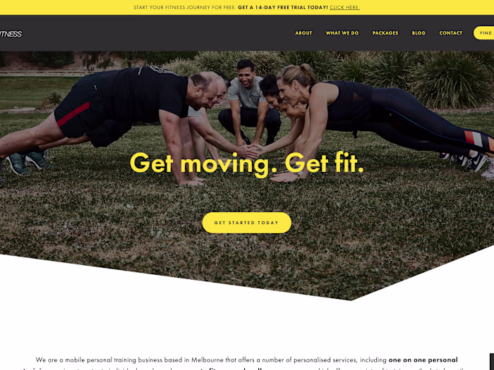Saint Fitness | Website Redesign