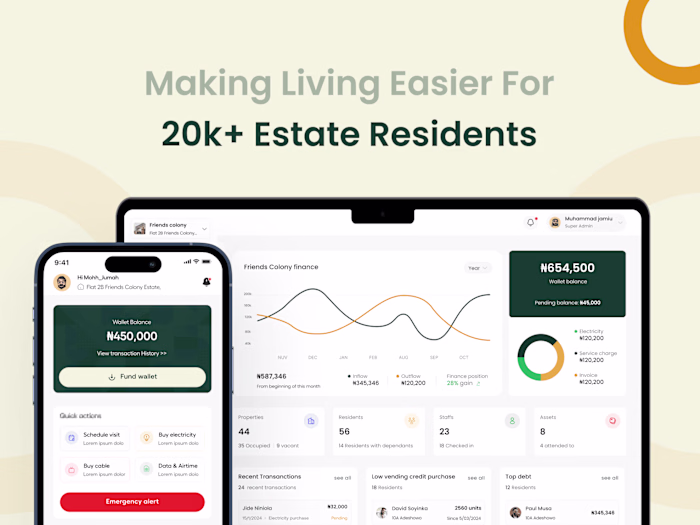 BuyPower Pass: Estate management Mobile and Webapp 