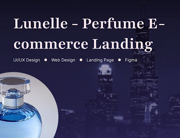 Lunelle - Elegant Perfume Landing Page