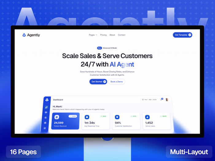 AI Agent Framer Website