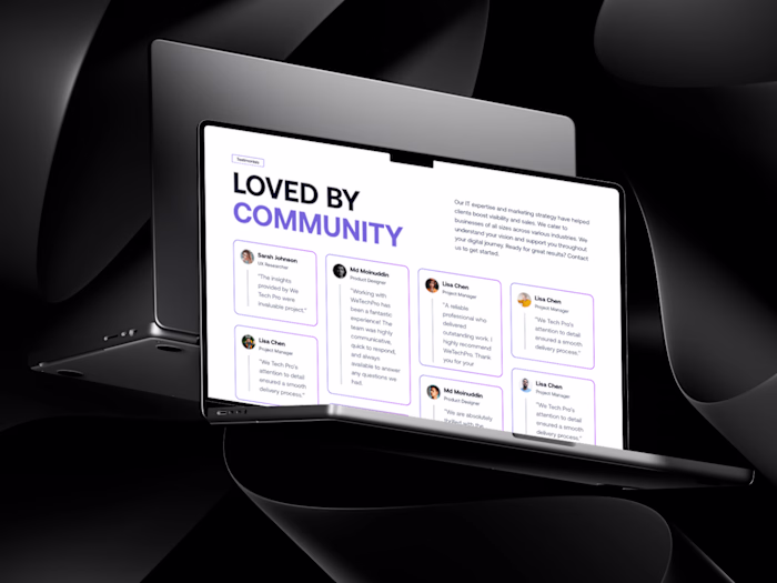 Loved by Community – Testimonial