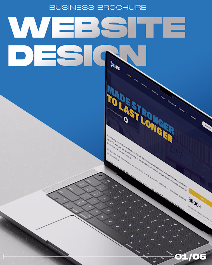 Brochure Website with  open vacancies