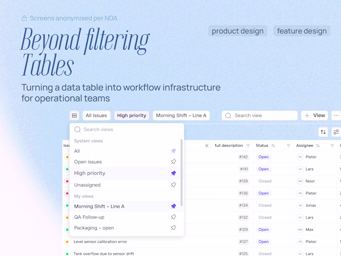 Designing Saved Views for a B2B SaaS Platform