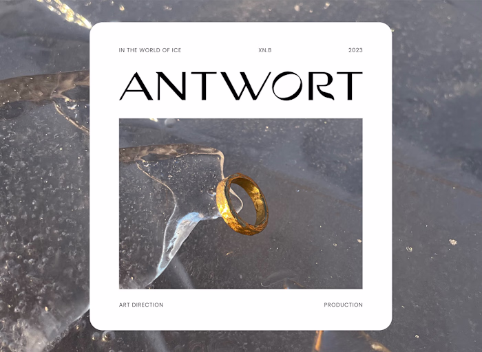 ANTWORT | Art Direction, Design, Production : Behance