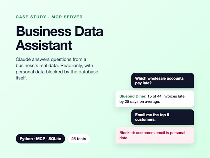 Built a secure AI assistant