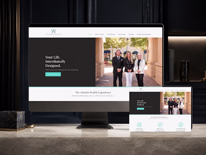 Kajabi Financial Advisor Website & Lead Generation Funnel