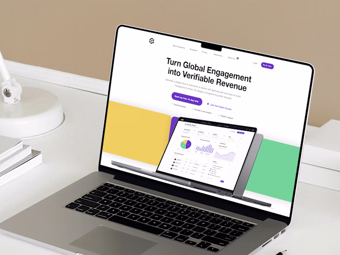 Revenue Intelligence SaaS Landing Page Design