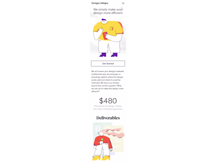 Responsive Landing Page Development from Sketch