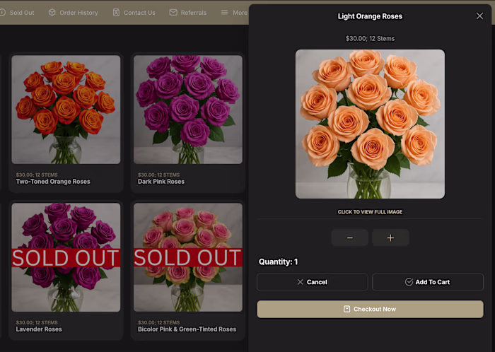 Friday Flowers Application