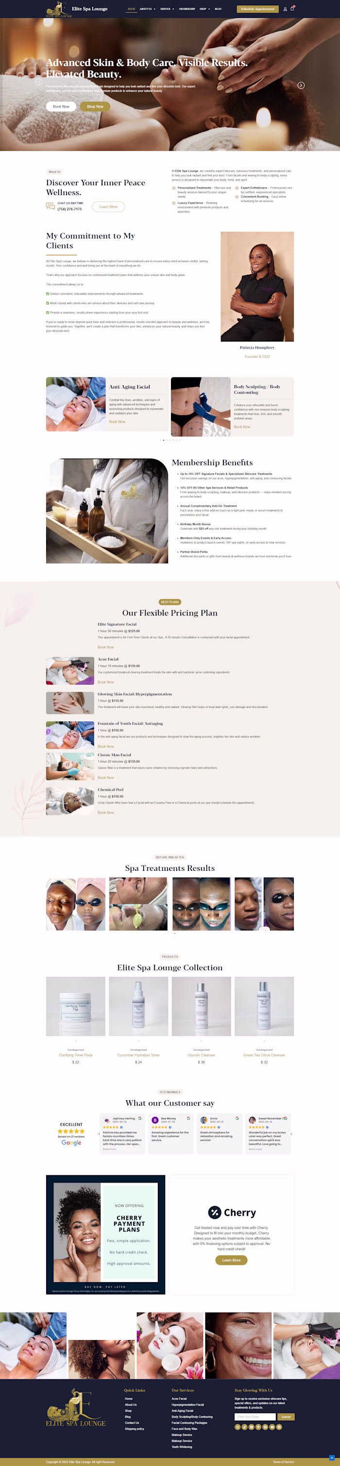 Designing Tranquil Landing Pages for Elite Spa Experiences