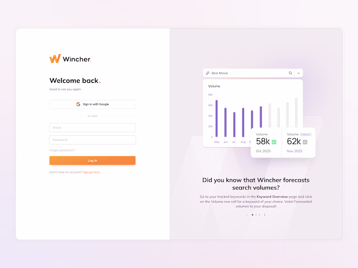 Login & Signup Page Redesign