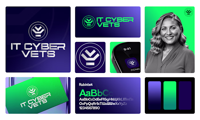 Brand Identity Design for IT Cyber Vets