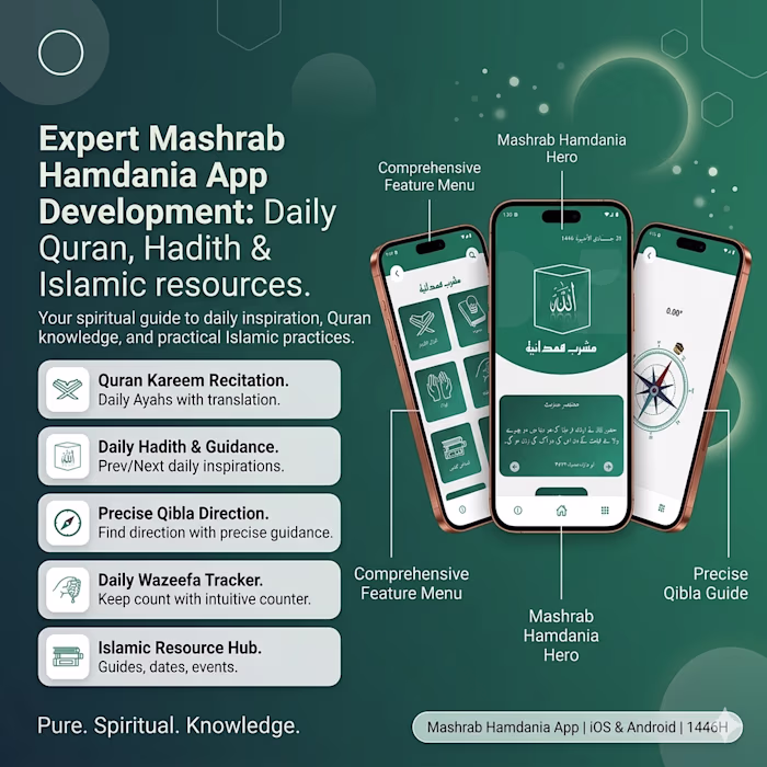 Hamdania | React Native Islamic App | Quran, Qibla & Offline...