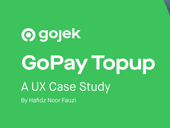 Gopay Top Up Improvements — UX Case Study