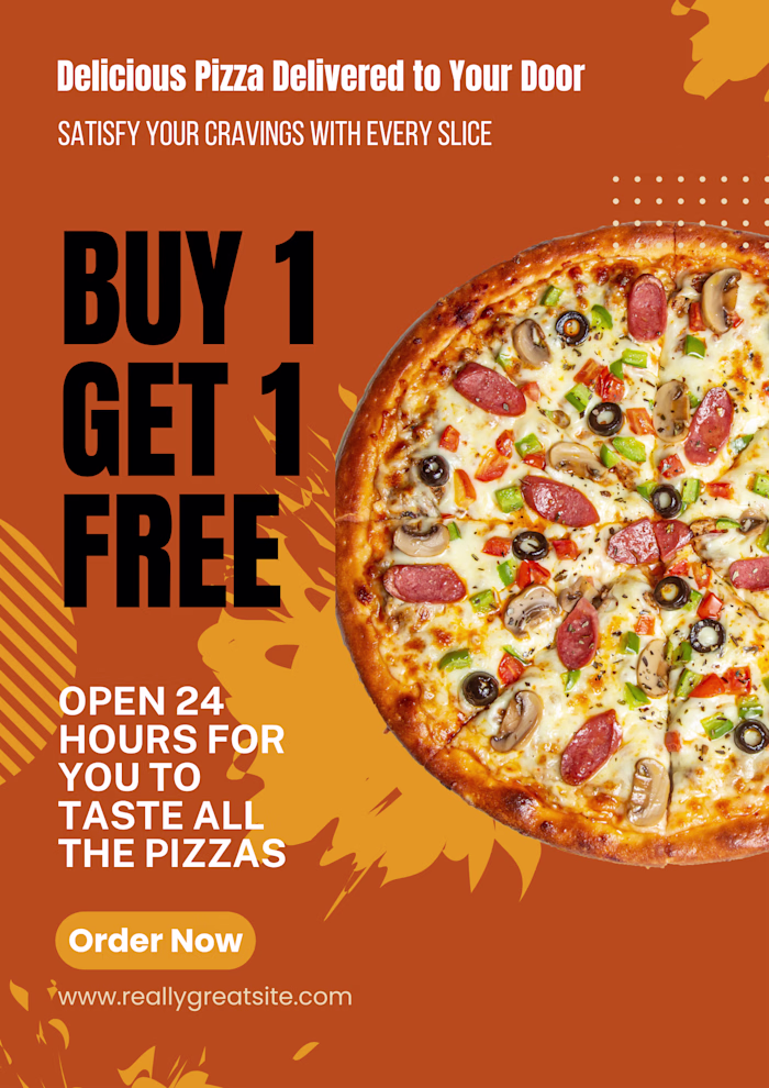Poster For a Pizza Company.