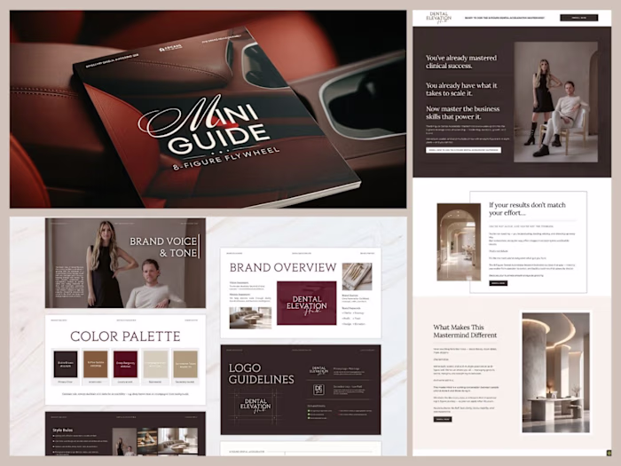 Visual Identity Design for Dental Coaching Business