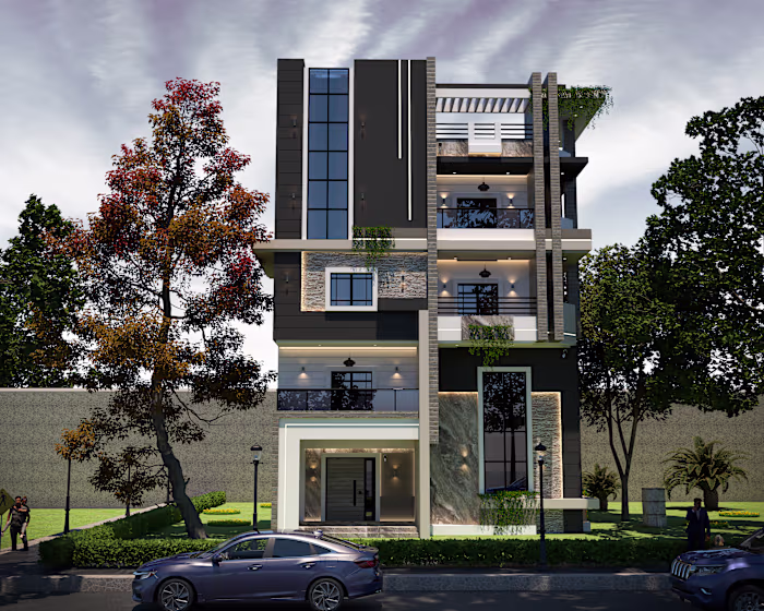 Contemporary Residential Facade Design |