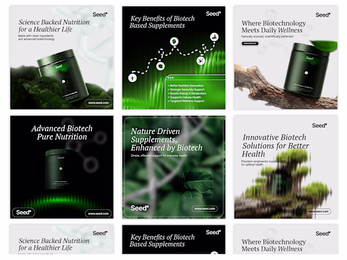 Social Media Concept Design for Seed
