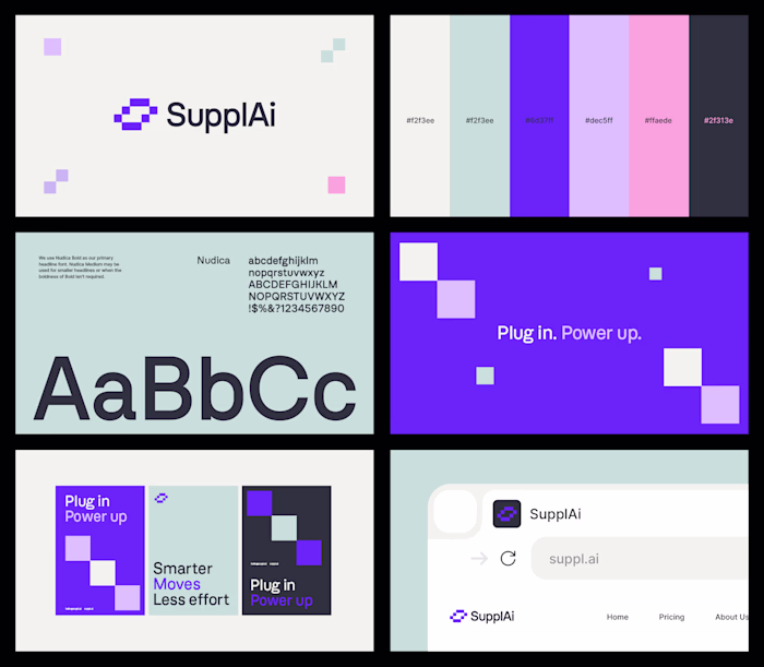 Brand design for SupplAi by Unleash Studio (https://www.byun...