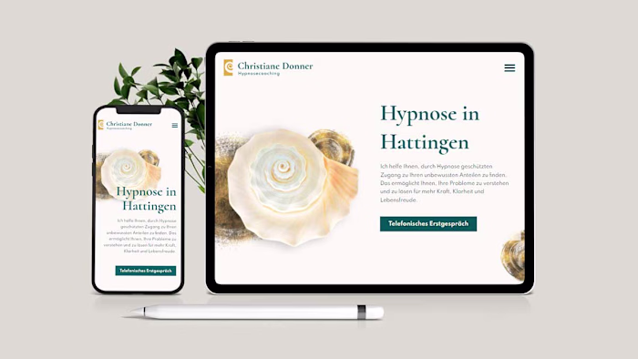 Sophisticated webdesign to attract high paying clients