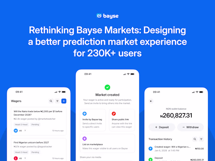 Rethinking Bayse Markets